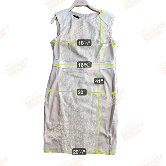 Basler Womens Beige Jacket Dress Set Large Cotton Blend Gold Tweed Animal Print - Picture 3 of 9